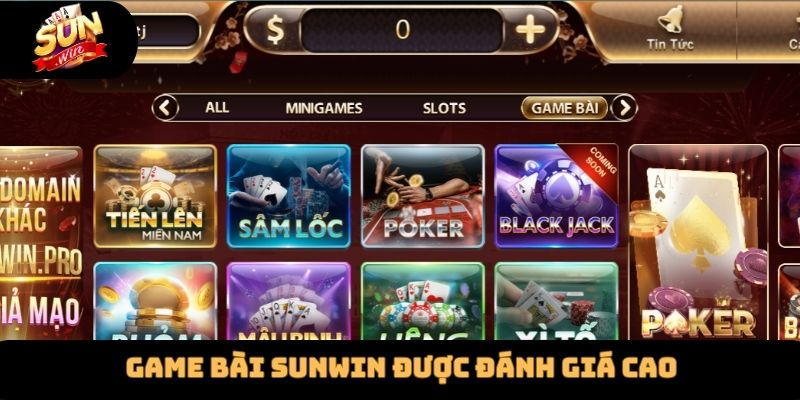 Game bài manclub được đánh giá cao