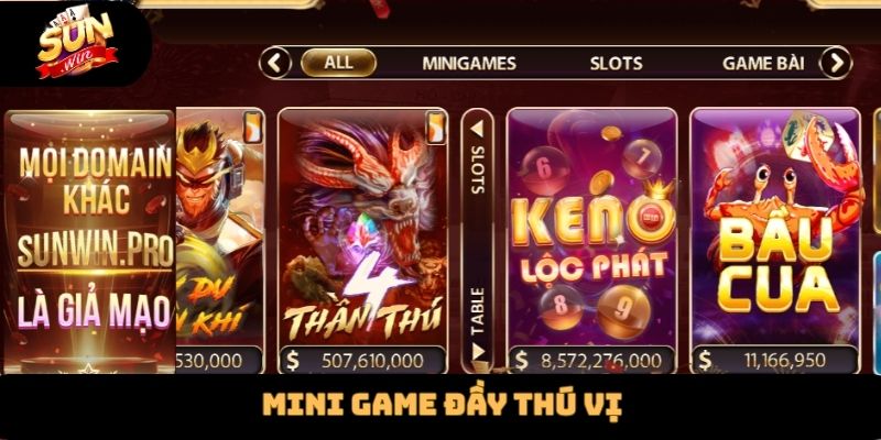 Mini game đầy thú vị
