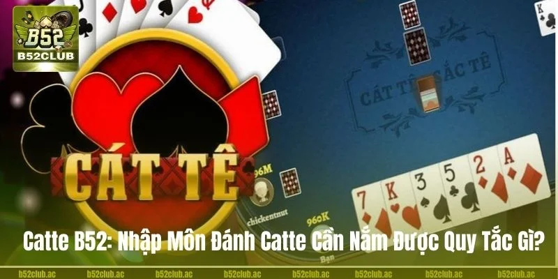Catte B52: Nhập Môn Đánh Catte Cần Nắm Được Quy Tắc Gì?