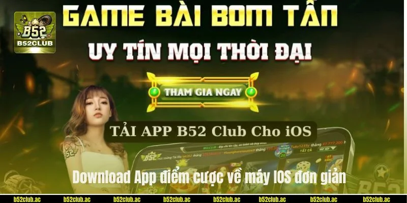 Download App điểm cược về máy IOS đơn giản.