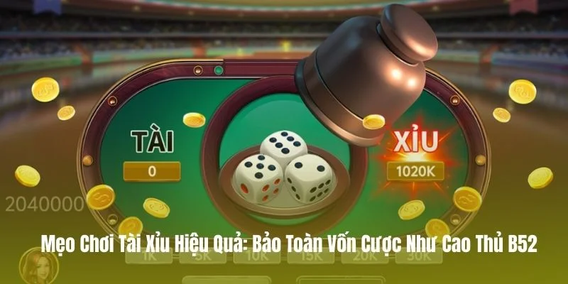 Mẹo Chơi Tài Xỉu Hiệu Quả: Bảo Toàn Vốn Cược Từ Cao Thủ B52